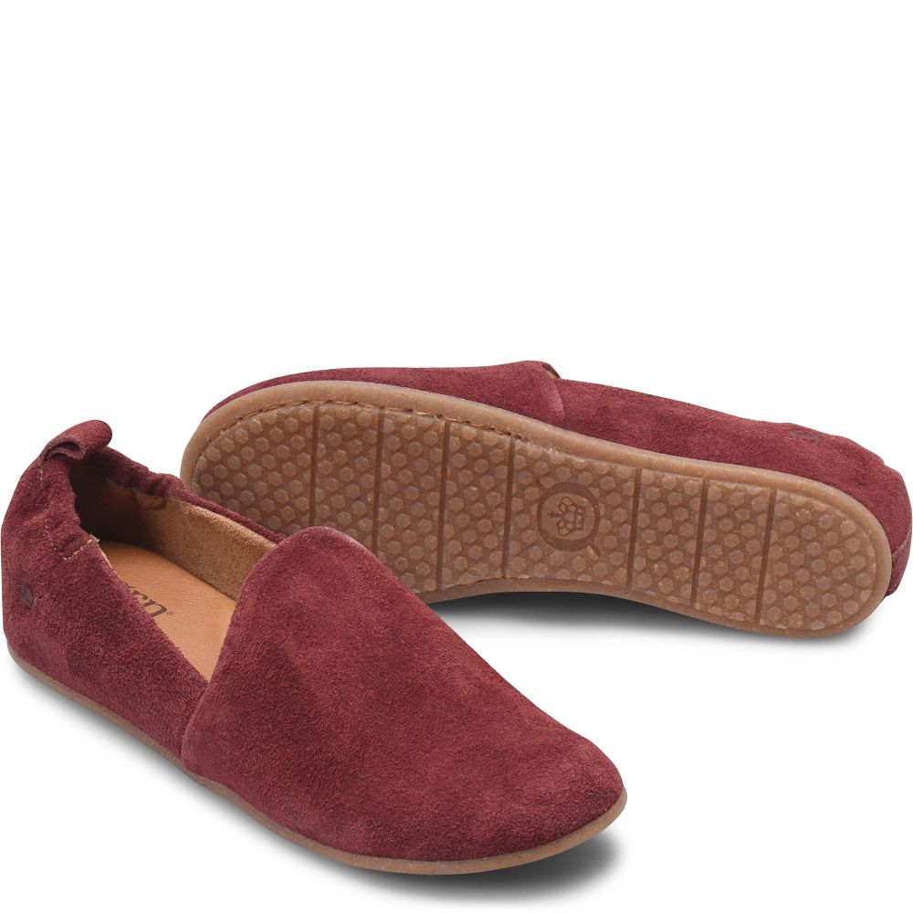 Born Margarite Slip-Ons Dark Brick Suede Product ID-0arPbui0 Born Margarite Slip-Ons Dark Brick Suede Product ID-0arPbui0